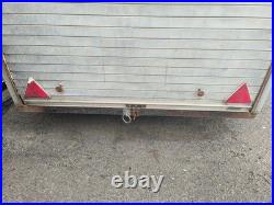 White Roller Shutter Box Trailer Twin Axle