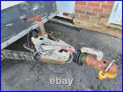 White Roller Shutter Box Trailer Twin Axle