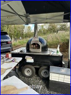 Wood fired pizza trailer (Valoriani Italian oven)