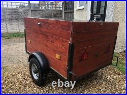 Wooden Camping Trailer