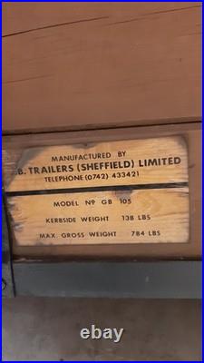 Wooden Trailer 5' x 3' x 2'3