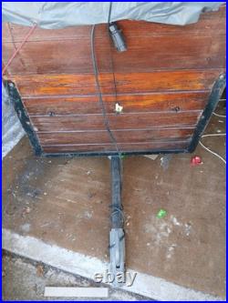 Wooden Trailer With Dead Bolt And Electrics Wooden Trailer With Dead Bolt And Electrics