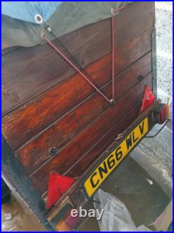 Wooden Trailer With Dead Bolt And Electrics Wooden Trailer With Dead Bolt And Electrics