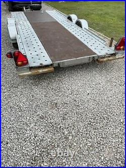 Woodford Car Transporter Trailer Tipping