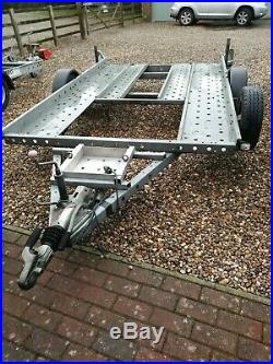 Woodford Car transporter trailer for racing car or small car, single axle braked