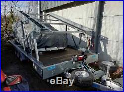 Woodford Double 2 Deck Car Trailer Transporter Tilt Bed 1 Year Old Price Inc Vat
