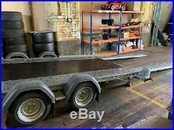 Woodford Wide body Twin Axle Car Transporter Tilt Bed Trailer 1800KG Load